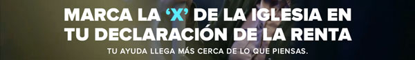 Marca la casilla a favor de la Iglesia en tu Declaracin